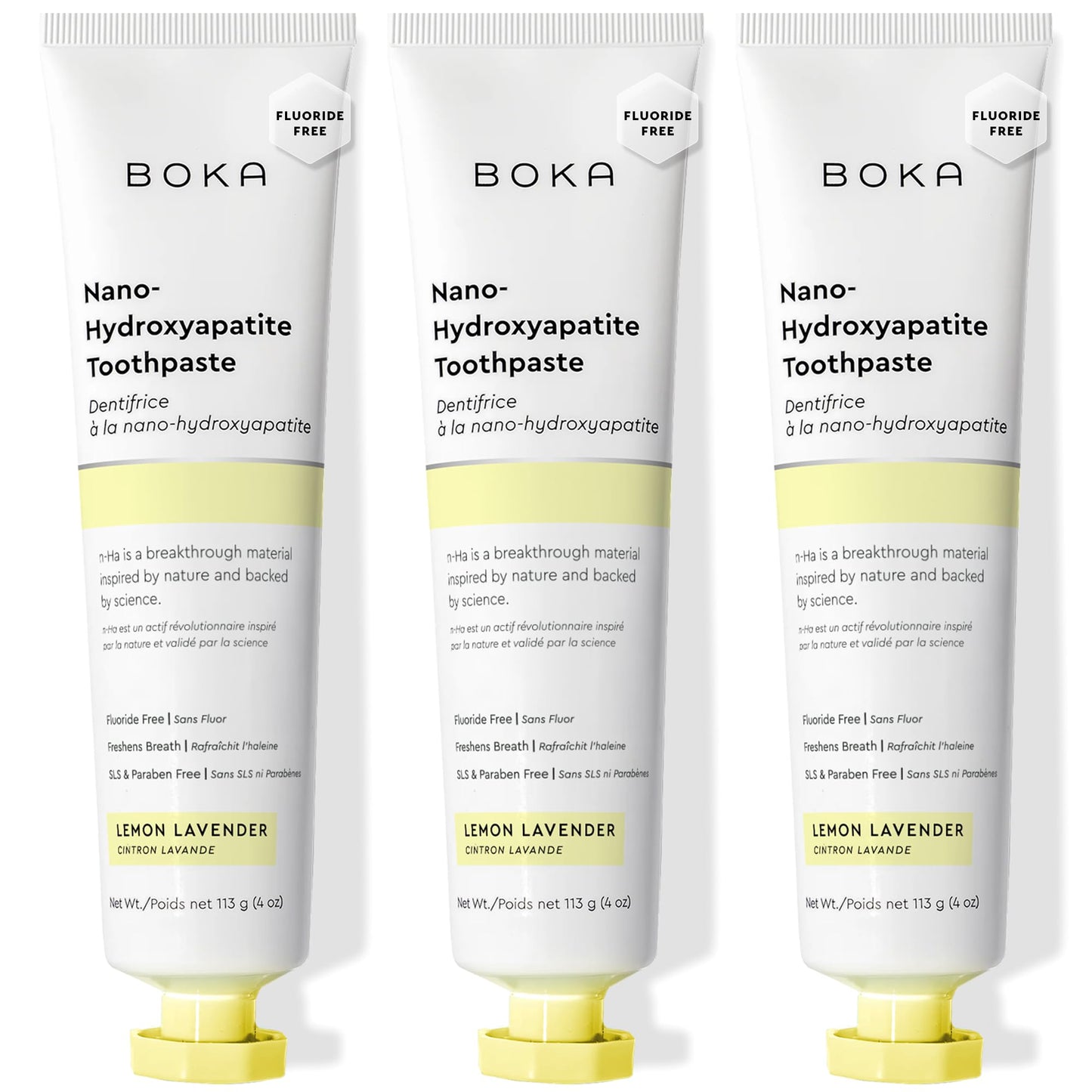 Boka Fluoride-Free Toothpaste with Nano Hydroxyapatite (n-Ha) - Sensitive Teeth, Ela Mint