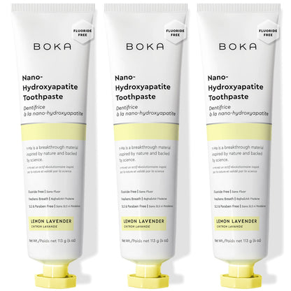 Boka Fluoride-Free Toothpaste with Nano Hydroxyapatite (n-Ha) - Sensitive Teeth, Ela Mint