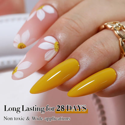 Burgundy 15ML Soak Off Gel Nail Polish - Sheer Finish, 28-Day Wear