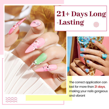 JODSONE 36 Pcs Gel Polish Kit: 32 Colors, Base & Top Coats | Gift Set