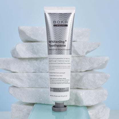 Boka Fluoride-Free Toothpaste with Nano Hydroxyapatite (n-Ha) - Sensitive Teeth, Ela Mint