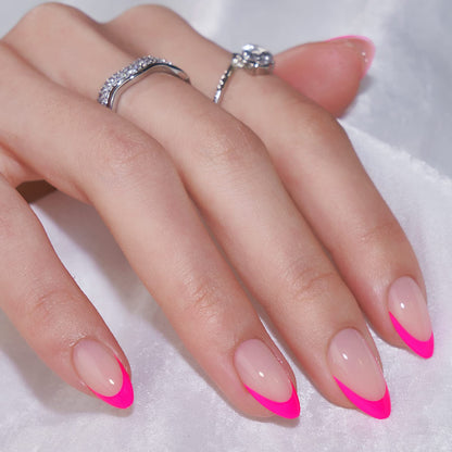 BTArtbox Soft Gel Press On Nails: Short Square Ombre | Vanilla Cream