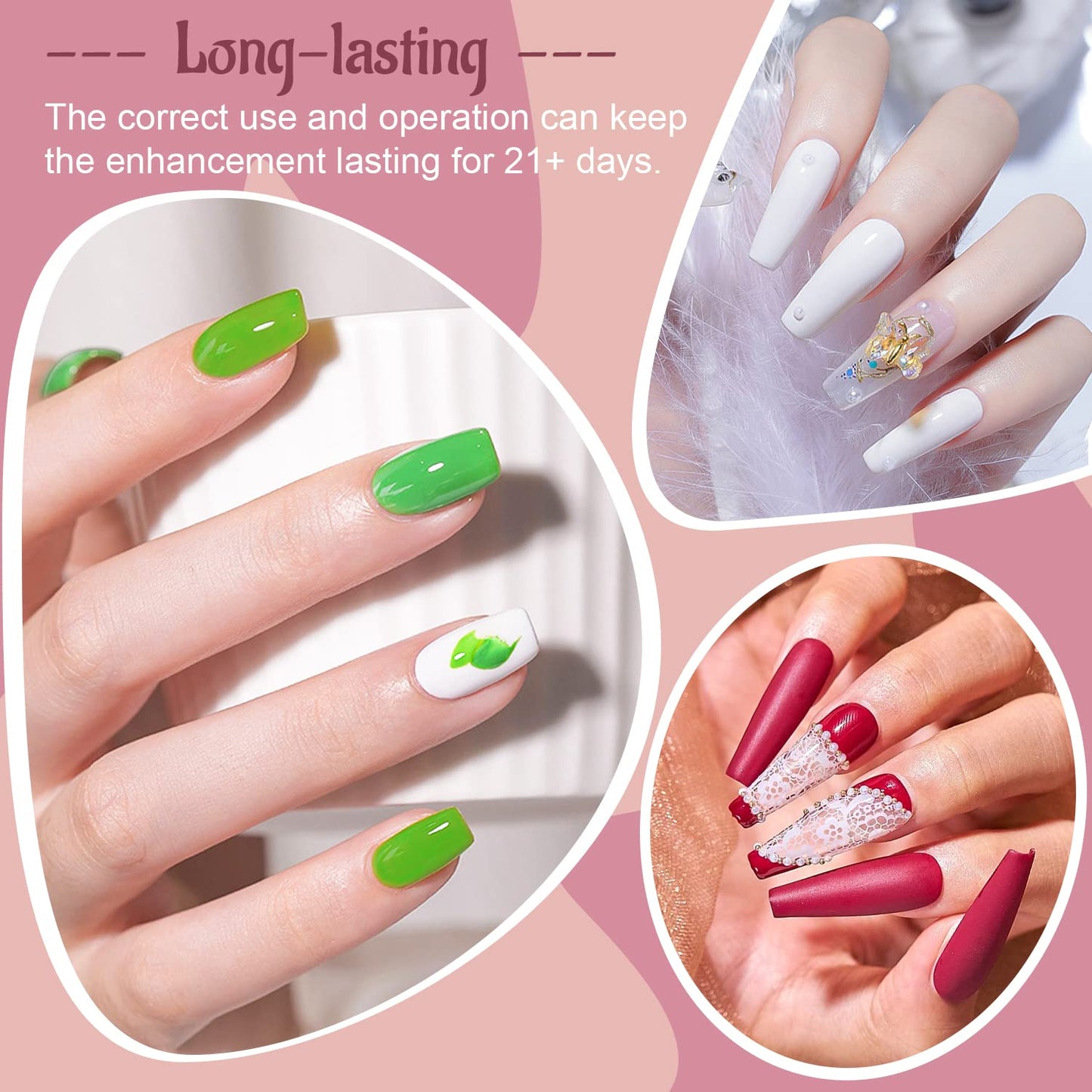 JODSONE 36 Pcs Gel Polish Kit: 32 Colors, Base & Top Coats | Gift Set