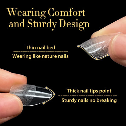 UNA GELLA Solid Gel Nail Glue (40ml) - Strong, Soak-Off Glue for Acrylic, Press-On & Gelly Tips - Lamp Curing Needed