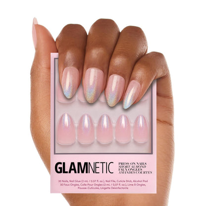 Glamnetic Fall Mauve Press On Nails | Short Oval Salon Quality