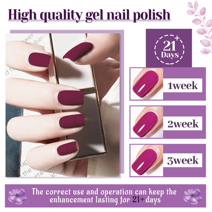 JODSONE 36 Pcs Gel Polish Kit: 32 Colors, Base & Top Coats | Gift Set