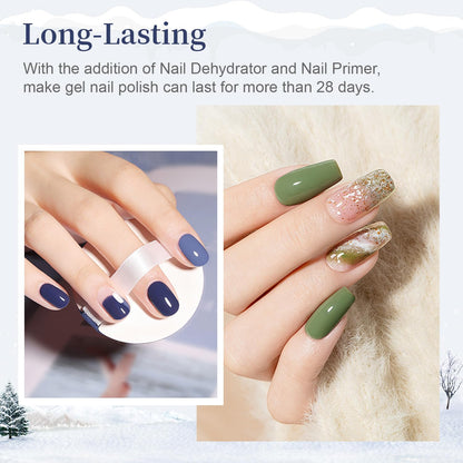 JODSONE 36 Pcs Gel Polish Kit: 32 Colors, Base & Top Coats | Gift Set