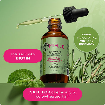 Mielle Rosemary Mint Hair Oil with Biotin for Growth & Scalp
