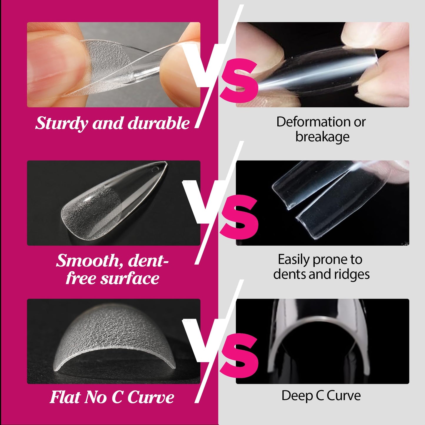 UNA GELLA Solid Gel Nail Glue (40ml) - Strong, Soak-Off Glue for Acrylic, Press-On & Gelly Tips - Lamp Curing Needed