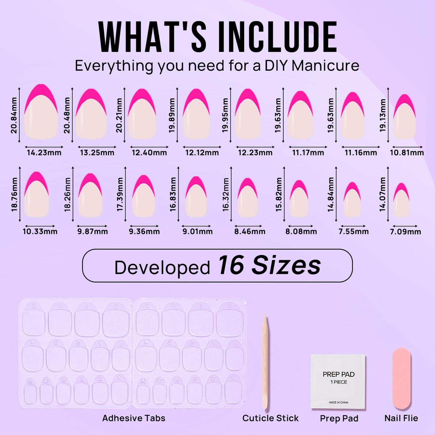 BTArtbox Soft Gel Press On Nails: Short Square Ombre | Vanilla Cream