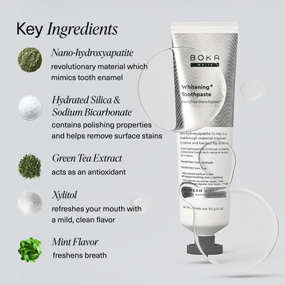 Boka Fluoride-Free Toothpaste with Nano Hydroxyapatite (n-Ha) - Sensitive Teeth, Ela Mint