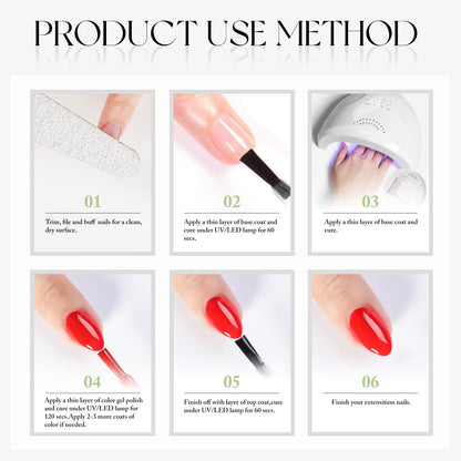 Burgundy 15ML Soak Off Gel Nail Polish - Sheer Finish, 28-Day Wear