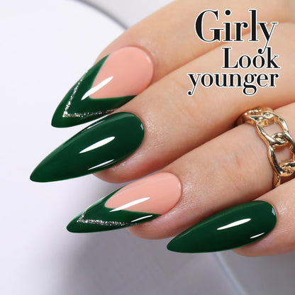 Burgundy 15ML Soak Off Gel Nail Polish - Sheer Finish, 28-Day Wear