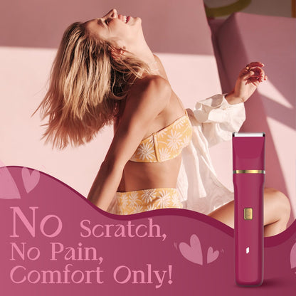 Risina Bikini Trimmer & Electric Razor for Women - Painless, IPX7 Waterproof Body & Facial Shaver