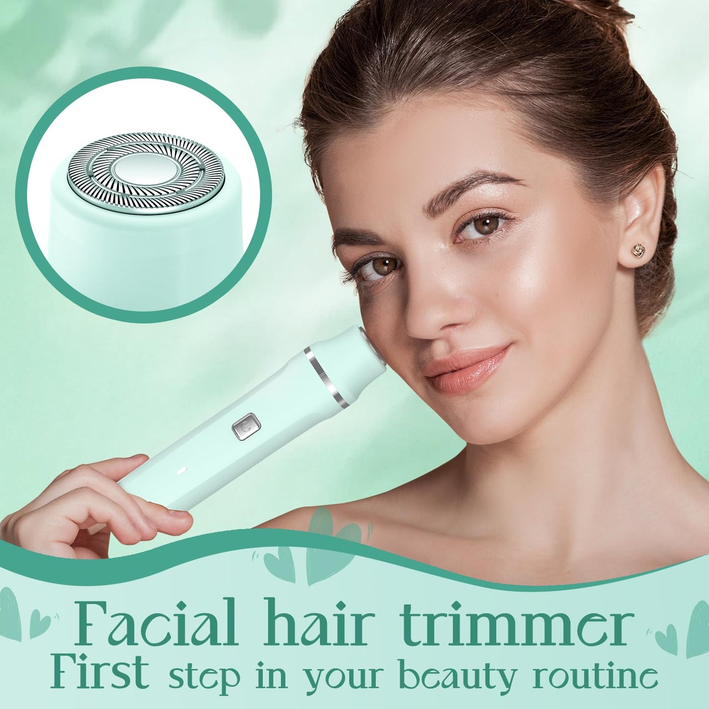 Risina Bikini Trimmer & Electric Razor for Women - Painless, IPX7 Waterproof Body & Facial Shaver