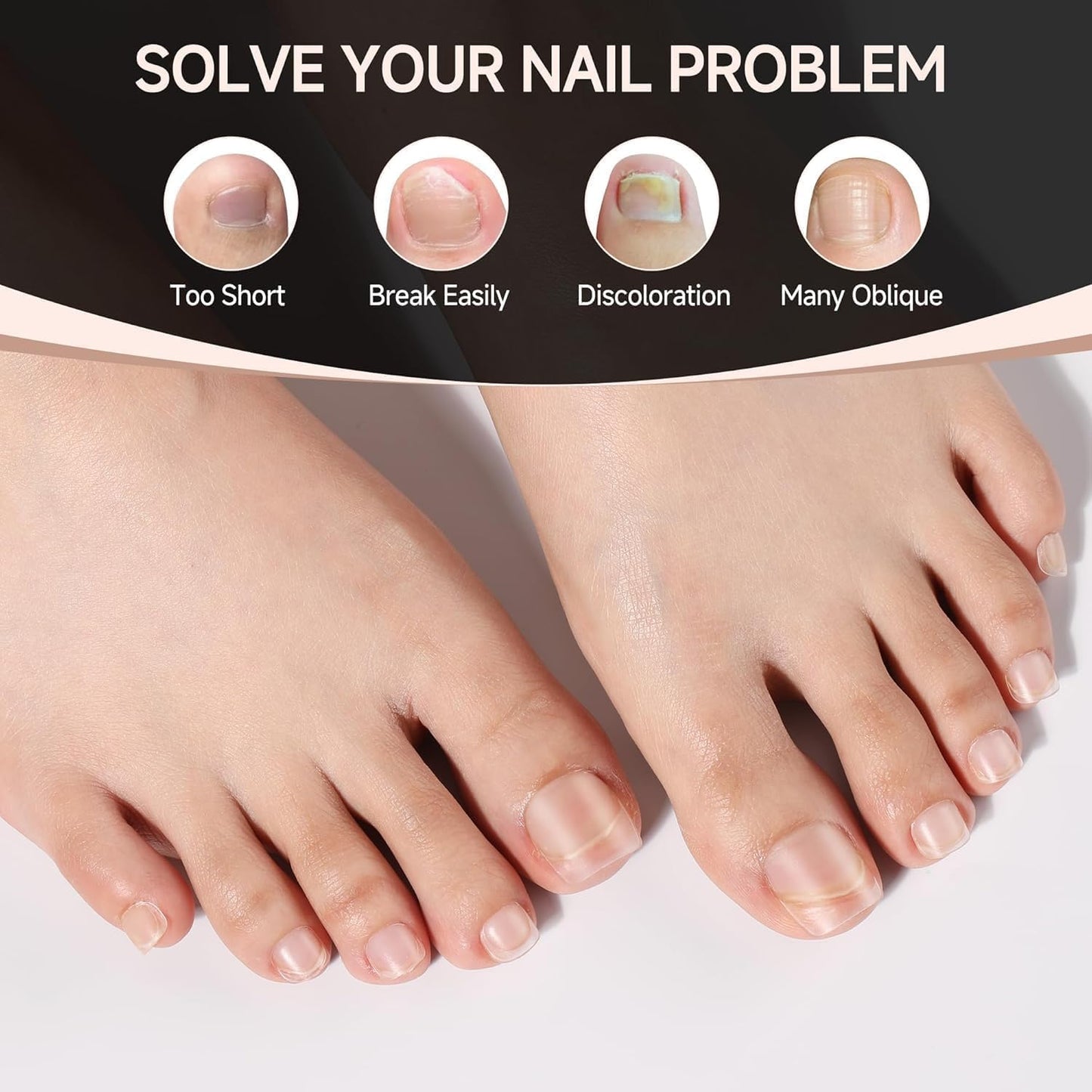 UNA GELLA Solid Gel Nail Glue (40ml) - Strong, Soak-Off Glue for Acrylic, Press-On & Gelly Tips - Lamp Curing Needed