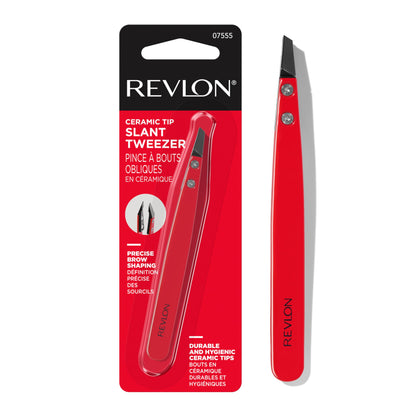 Revlon Expert Slant Tweezer - Most-Loved, High Precision Stainless Steel for Easy Hair Removal