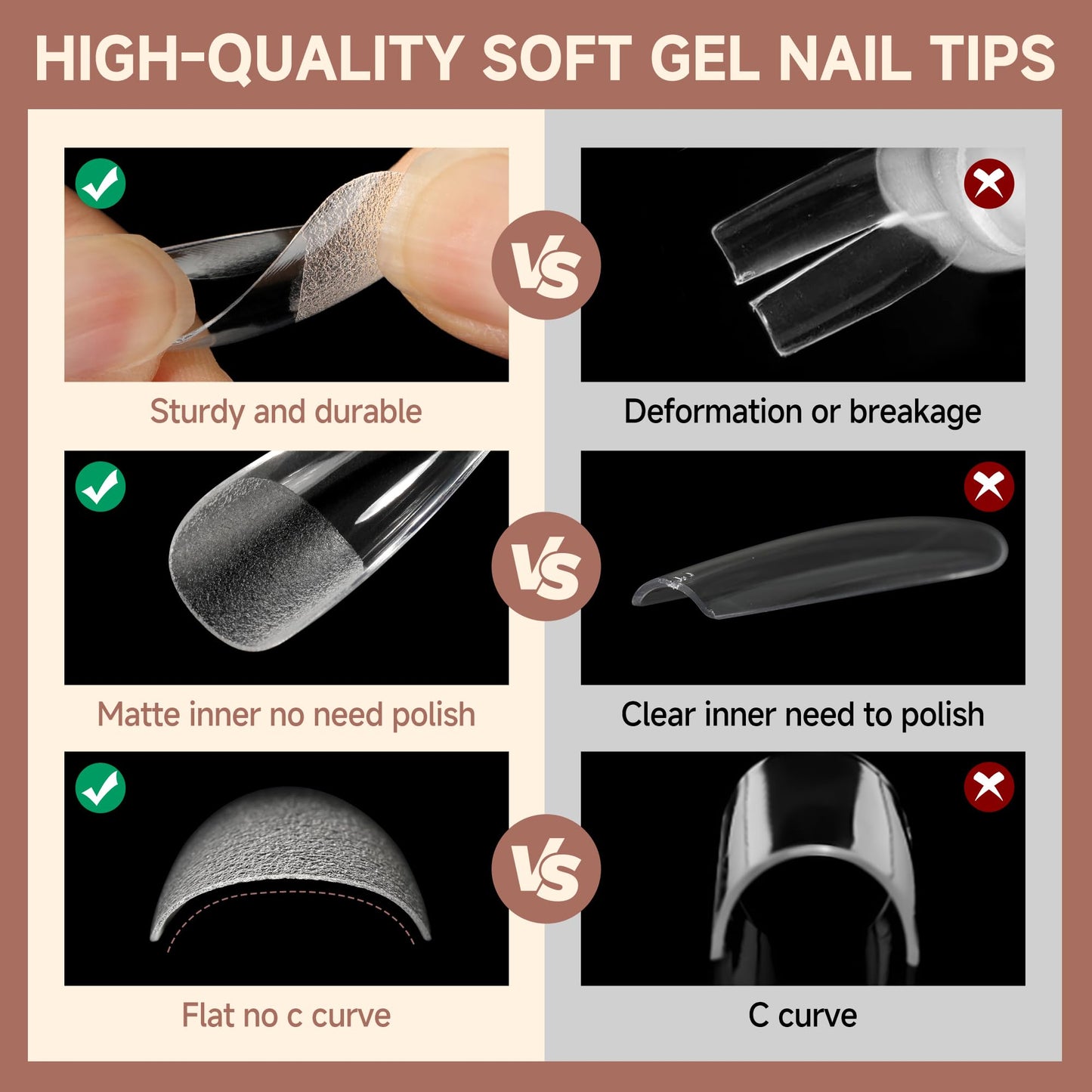 UNA GELLA Solid Gel Nail Glue (40ml) - Strong, Soak-Off Glue for Acrylic, Press-On & Gelly Tips - Lamp Curing Needed