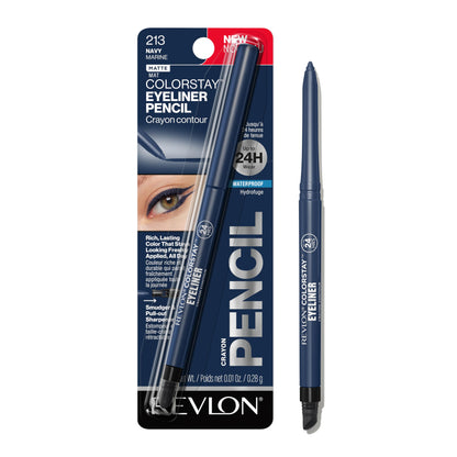 Revlon ColorStay Waterproof Eyeliner Pencil: 24HR Black Brown