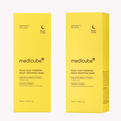 Medicube Collagen Overnight Wrapping Peel Off Mask - Elasticity, Hydration & Anti-Aging Care
