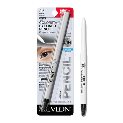 Revlon ColorStay Waterproof Eyeliner Pencil: 24HR Black Brown