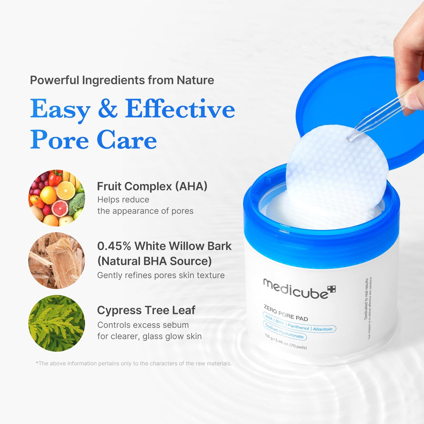 Medicube Zero Pore Pads 2.0 | Deep Pore Cleansing, Sebum Control & Smooth Skin | Korean Skincare for All Skin Types (70 Pads)