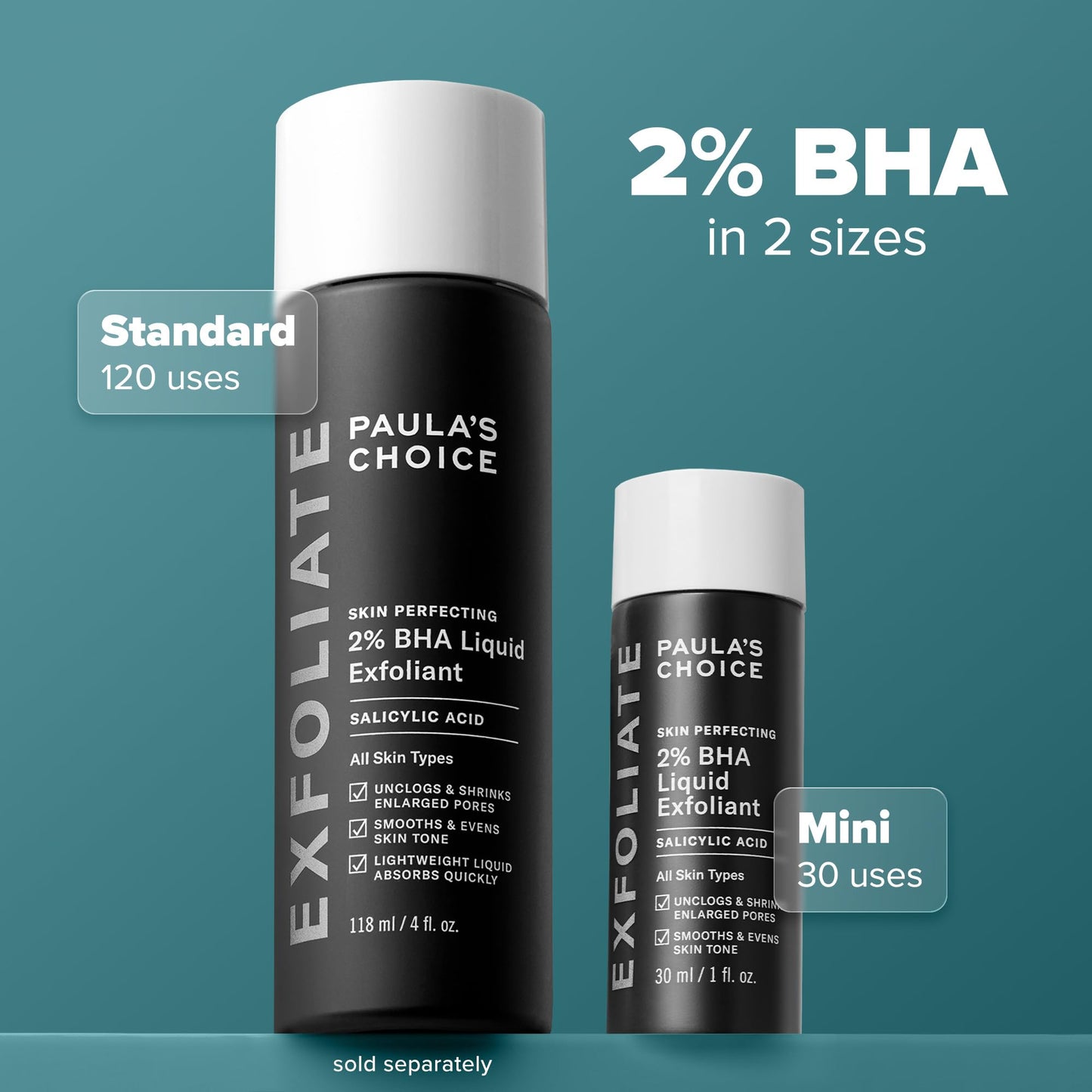 Paula's Choice SKIN PERFECTING 2% BHA Liquid Salicylic Acid Exfoliant - Blackheads & Pores, 4oz