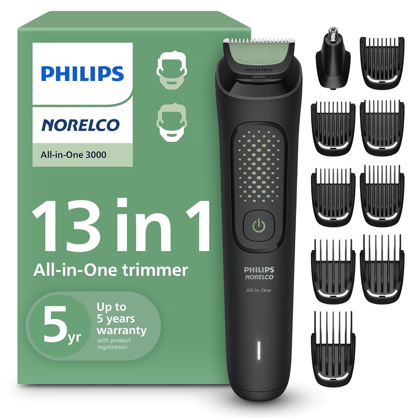 Philips Norelco 3000 Series 13-in-1 Trimmer | Beard & Hair Kit