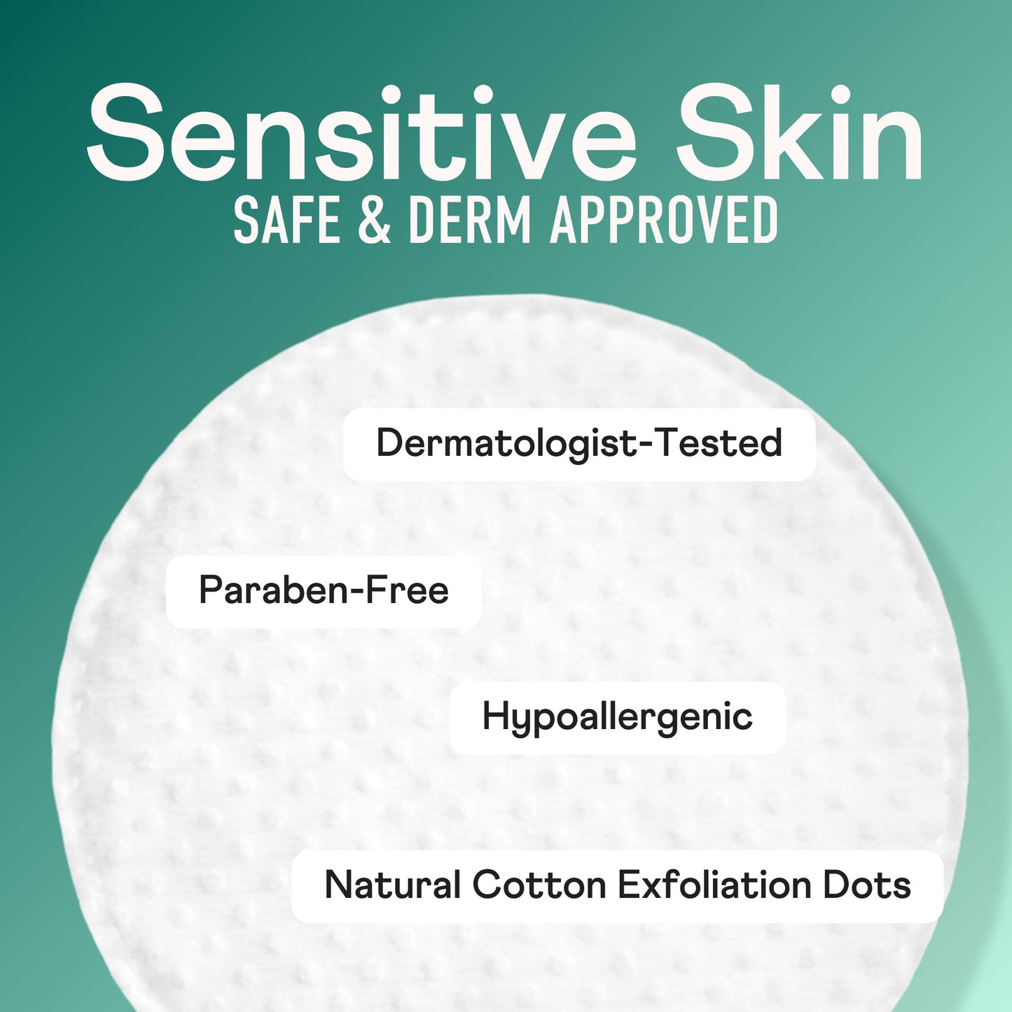 Swisspers Premium Cotton Rounds - 100% Chlorine Free Cotton Face Pads for Makeup, Nail Polish Removal - Dermatologist Tested and Hypoallergenic, Made in USA - 100 Pads (Pack of 3)