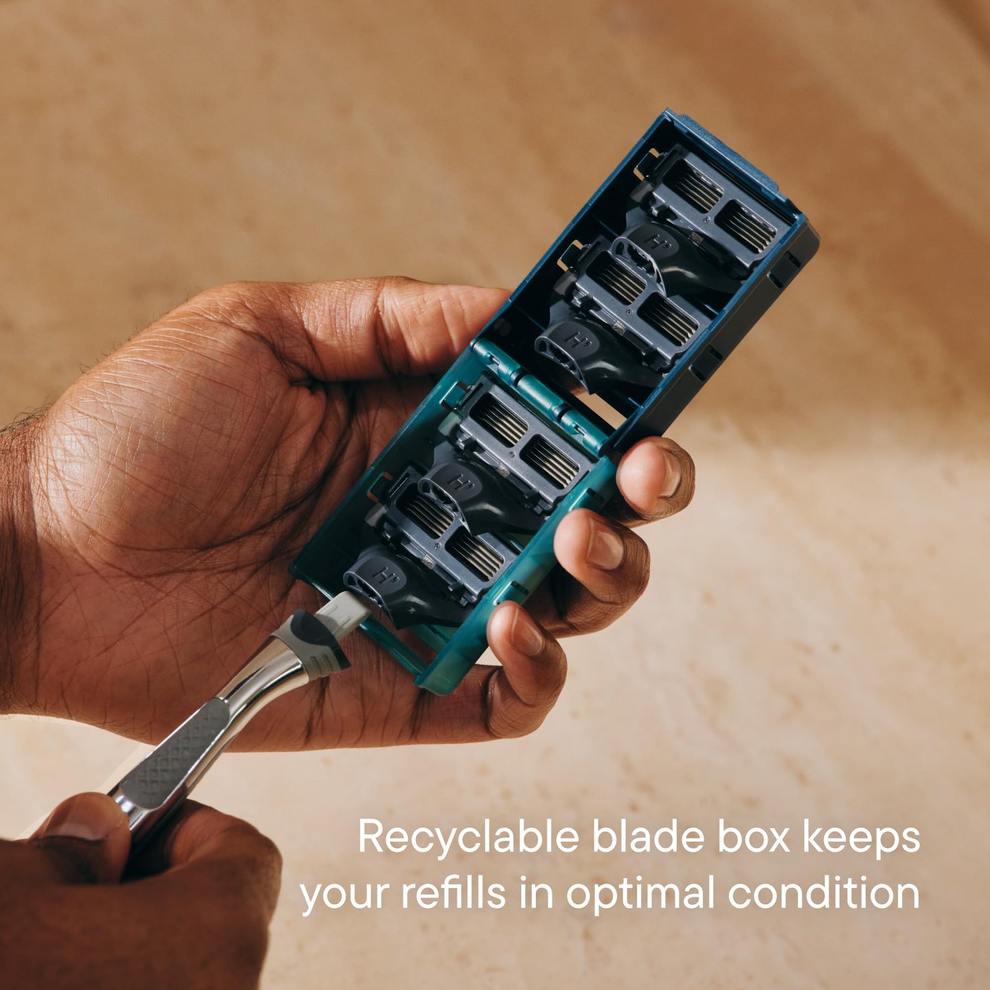 Harry's Original 5-Blade Razor Blade Refills for Men - German Engineered (10 Count)