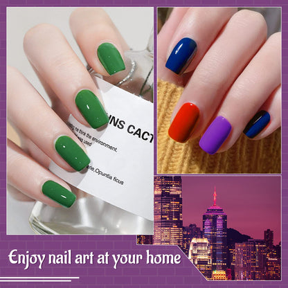 JODSONE 36 Pcs Gel Polish Kit: 32 Colors, Base & Top Coats | Gift Set