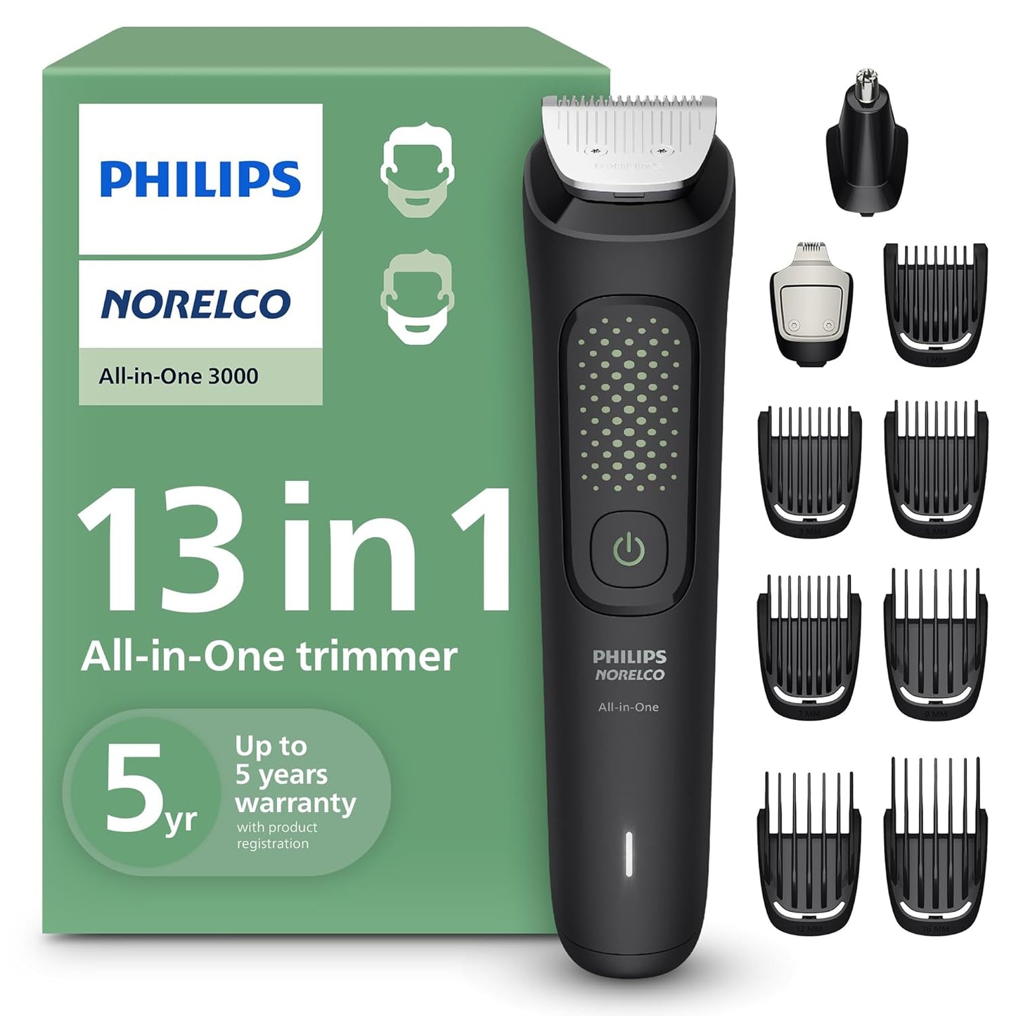 Philips Norelco 3000 Series 13-in-1 Trimmer | Beard & Hair Kit