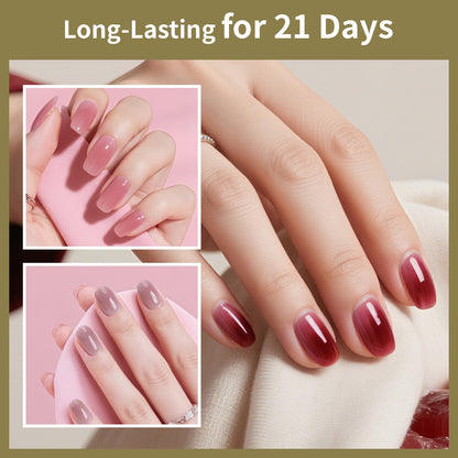 JODSONE 32 Color Gel Nail Kit w/ UV Light & 3 Top Coats | Gift Set