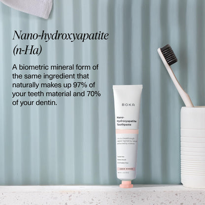 Boka Fluoride-Free Toothpaste with Nano Hydroxyapatite (n-Ha) - Sensitive Teeth, Ela Mint