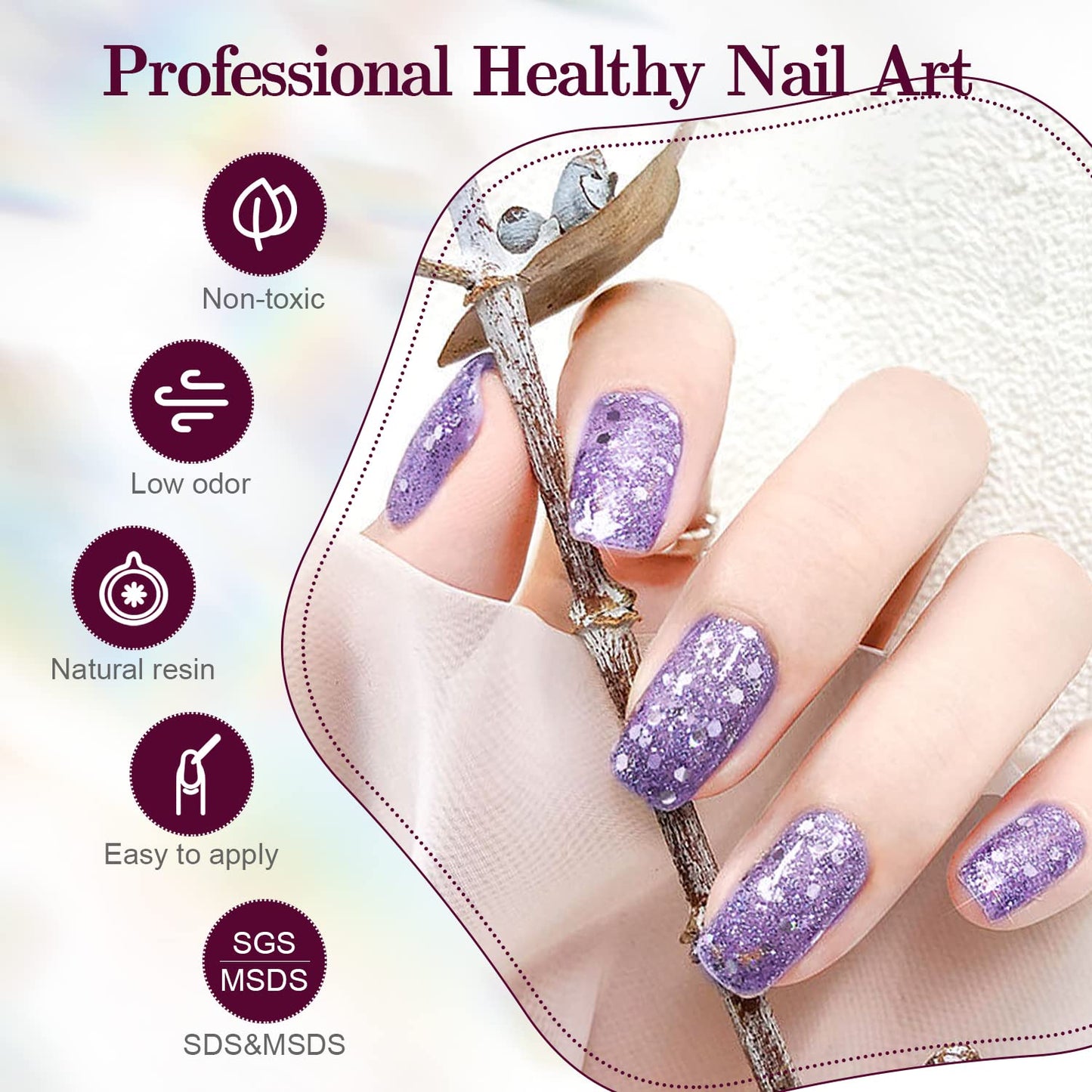 JODSONE 36 Pcs Gel Polish Kit: 32 Colors, Base & Top Coats | Gift Set