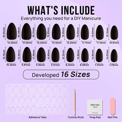 BTArtbox Soft Gel Press On Nails: Short Square Ombre | Vanilla Cream