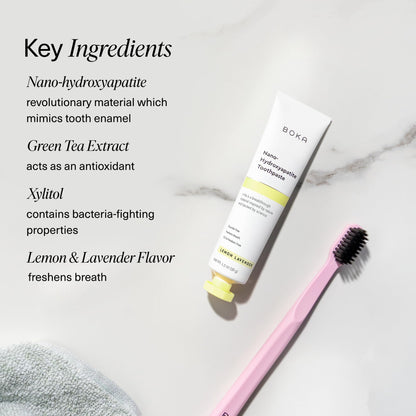 Boka Fluoride-Free Toothpaste with Nano Hydroxyapatite (n-Ha) - Sensitive Teeth, Ela Mint