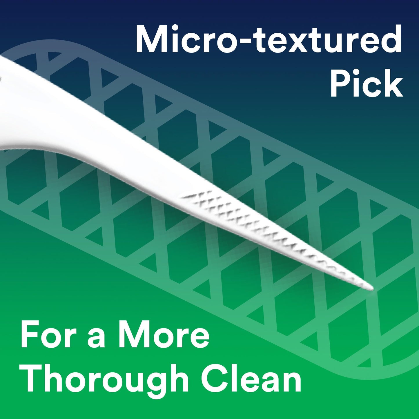 DenTek Triple Clean Advanced Floss Picks - No Break, No Shred Floss with Micro-Textured Pick (150 Ct)
