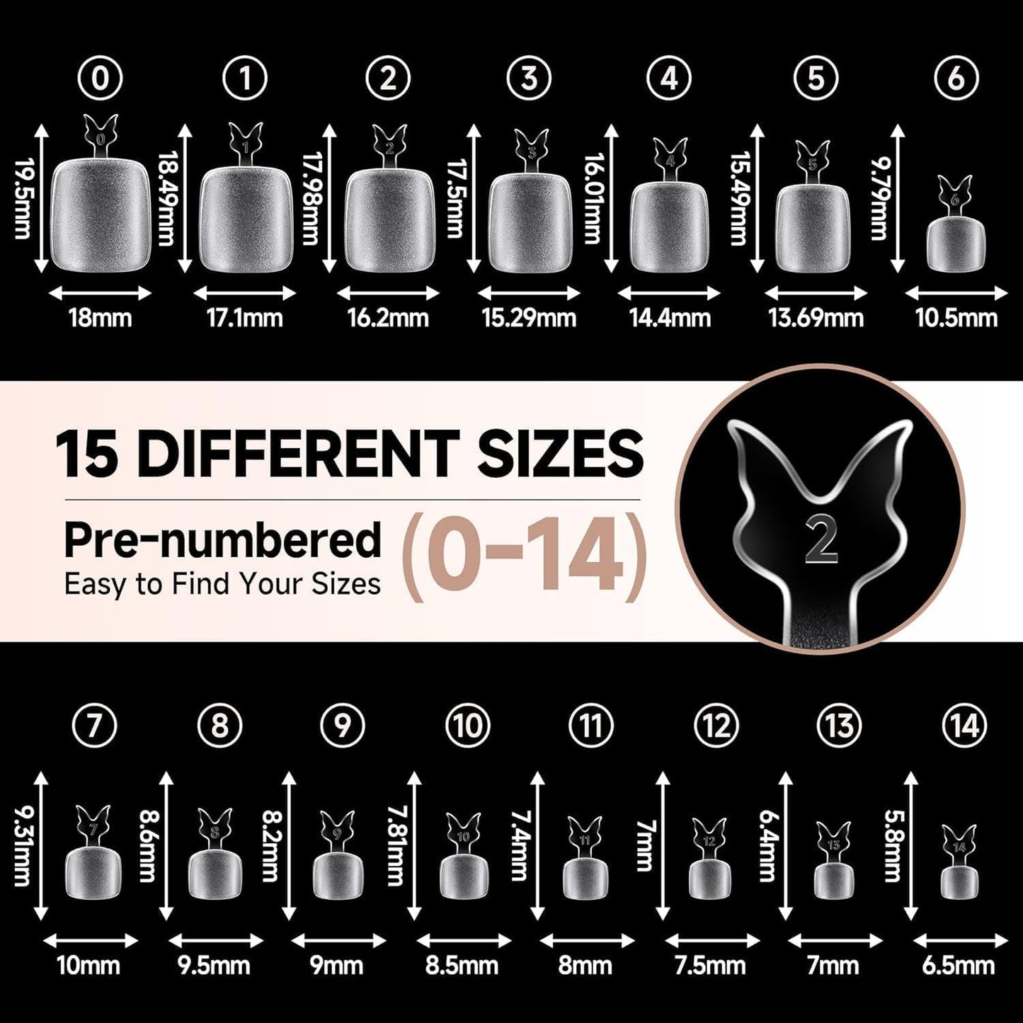 UNA GELLA Solid Gel Nail Glue (40ml) - Strong, Soak-Off Glue for Acrylic, Press-On & Gelly Tips - Lamp Curing Needed