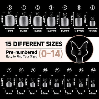 UNA GELLA Solid Gel Nail Glue (40ml) - Strong, Soak-Off Glue for Acrylic, Press-On & Gelly Tips - Lamp Curing Needed