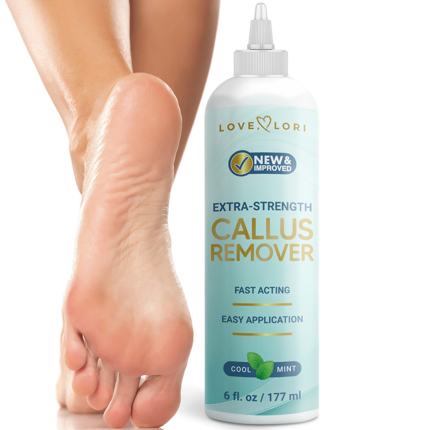 Extra Strength Foot Callus Remover Gel | Fast-Acting Pedicure Tool