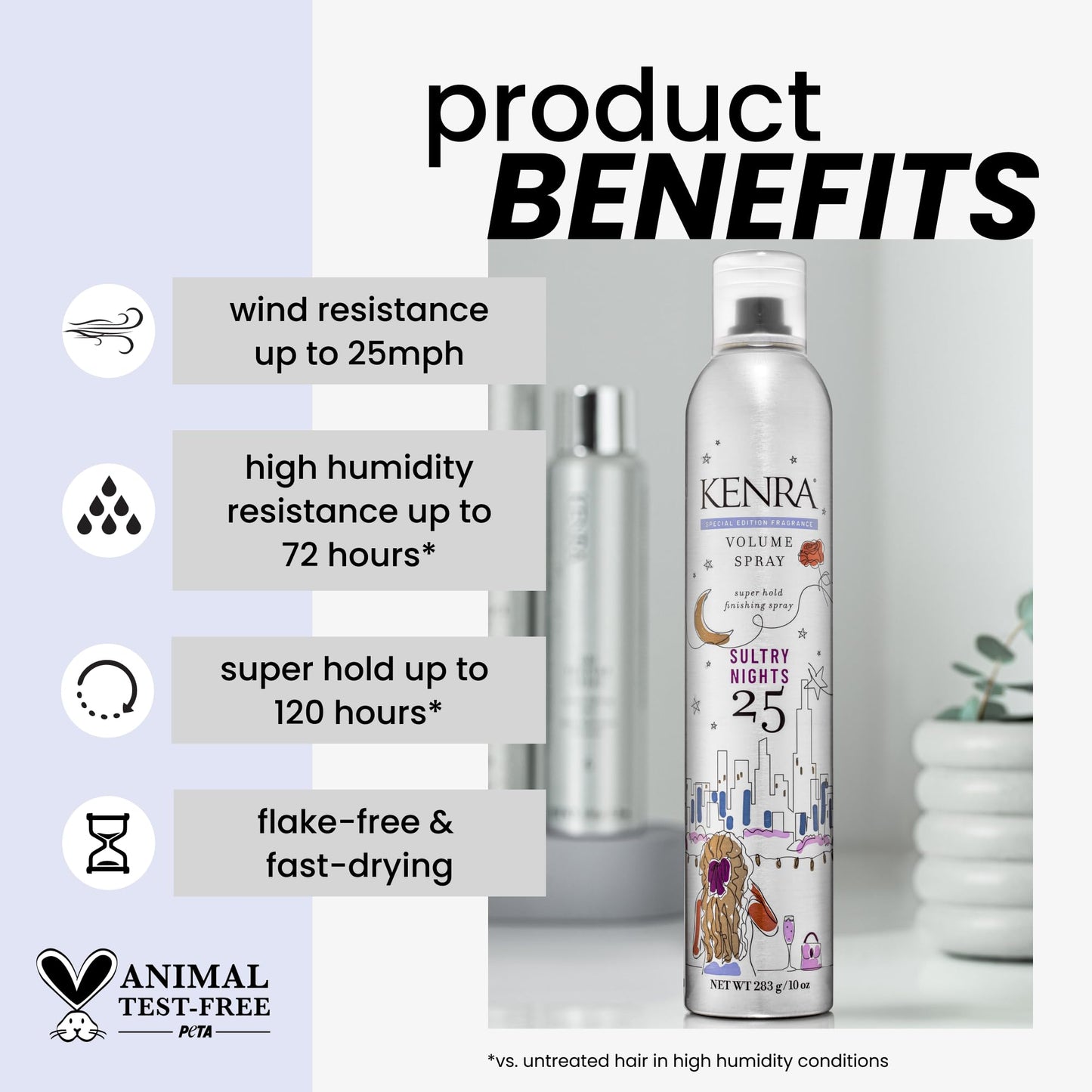 Kenra Volume Spray 25: Super Hold Hairspray, Humidity & Wind Resist