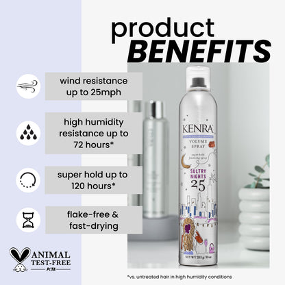 Kenra Volume Spray 25: Super Hold Hairspray, Humidity & Wind Resist