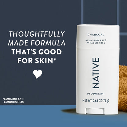 Native Aluminum-Free Deodorant - 72 Hour Odor Control with Shea Butter, Coconut & Vanilla