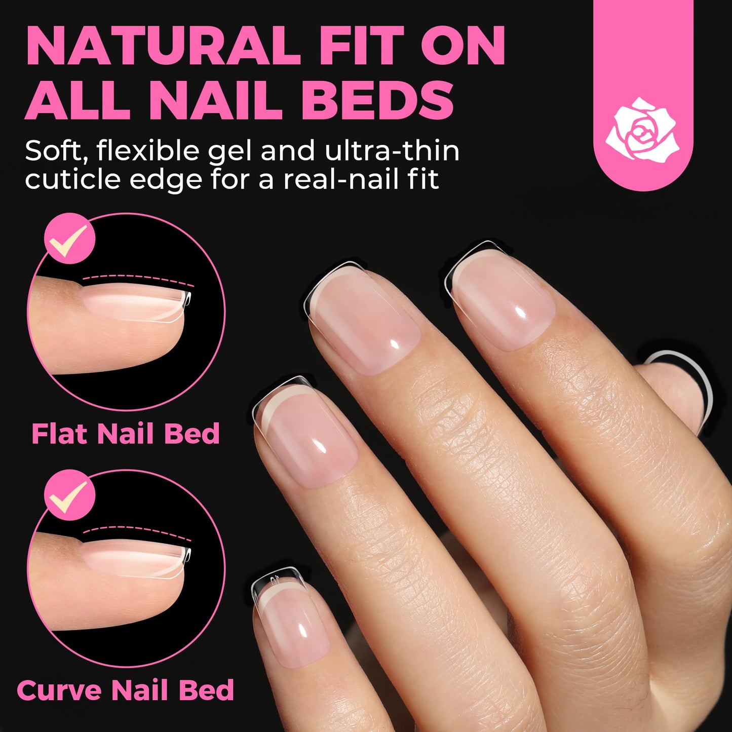 UNA GELLA Solid Gel Nail Glue (40ml) - Strong, Soak-Off Glue for Acrylic, Press-On & Gelly Tips - Lamp Curing Needed