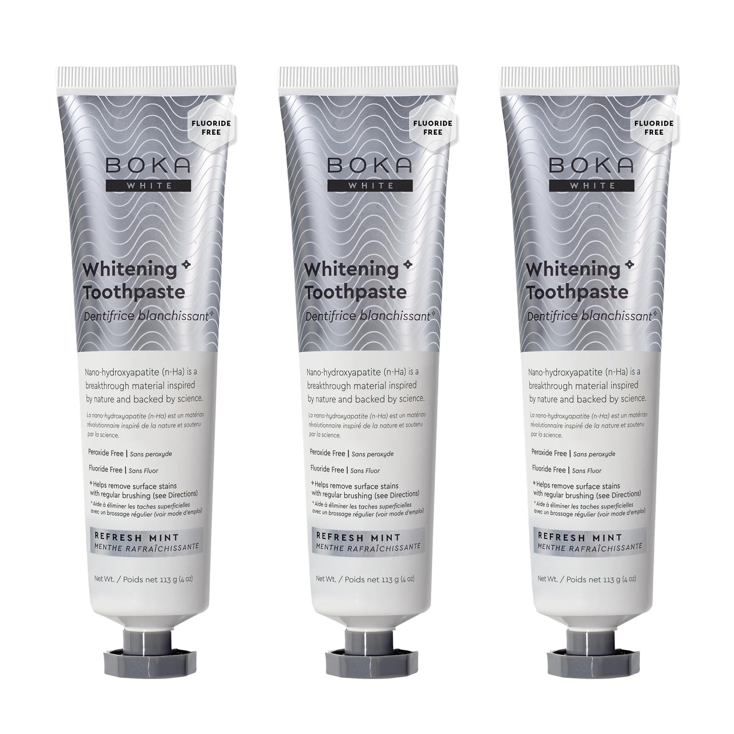 Boka Fluoride-Free Toothpaste with Nano Hydroxyapatite (n-Ha) - Sensitive Teeth, Ela Mint