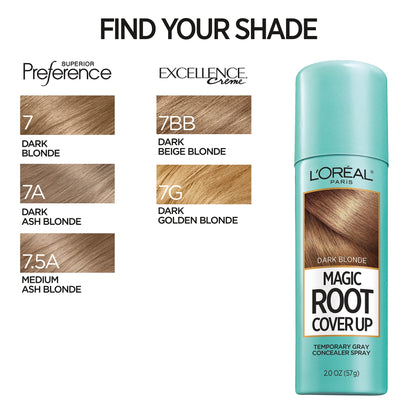 L'Oreal Magic Root Cover Up: Temporary Gray Concealer, Dark Brown