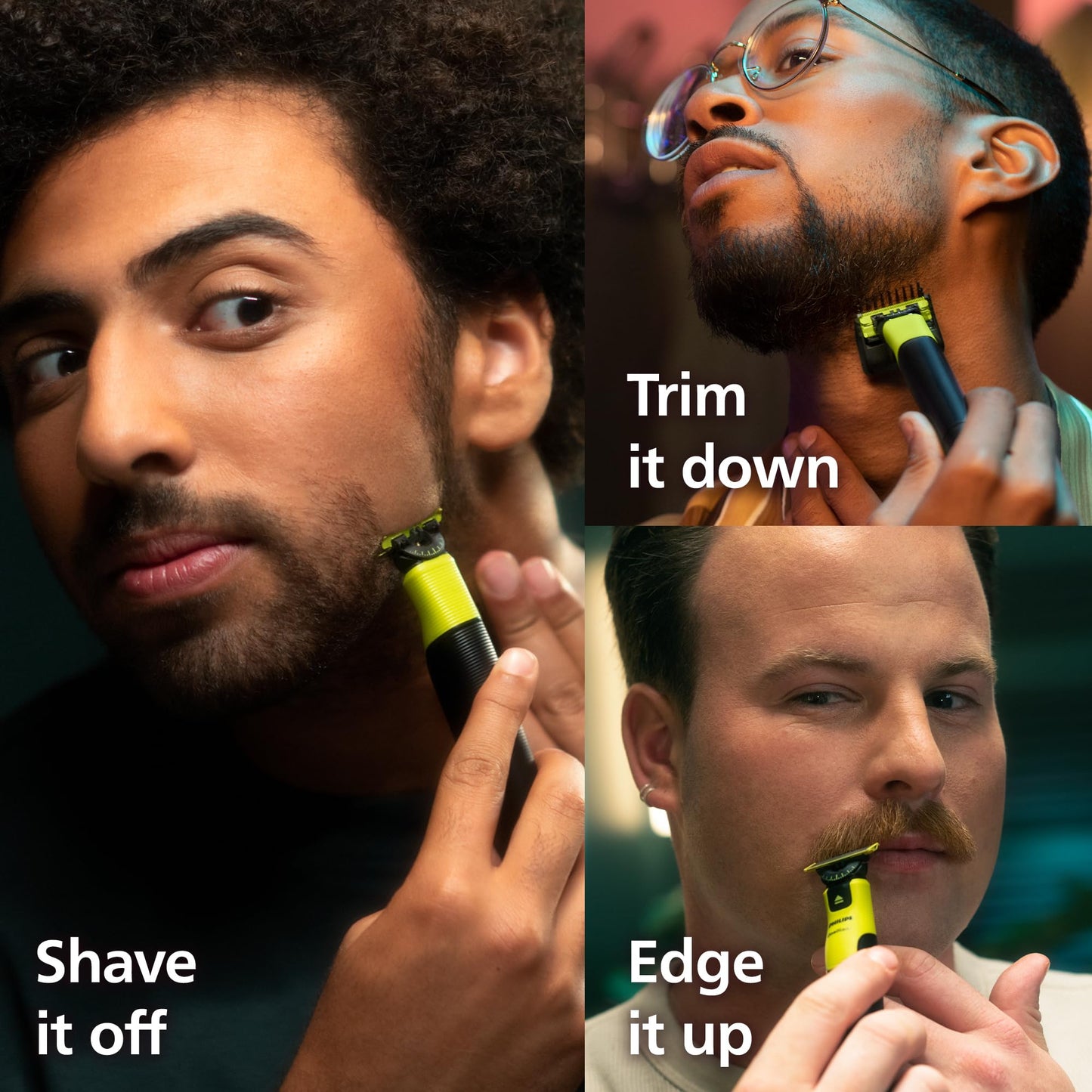 Philips Norelco OneBlade 360 Hybrid Electric Trimmer & Shaver with 5-in-1 Adjustable Comb