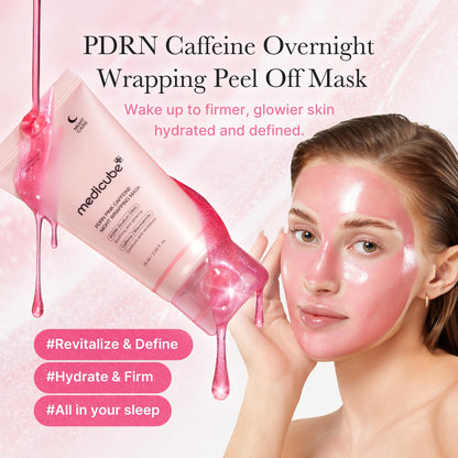 Medicube Collagen Overnight Wrapping Peel Off Mask - Elasticity, Hydration & Anti-Aging Care