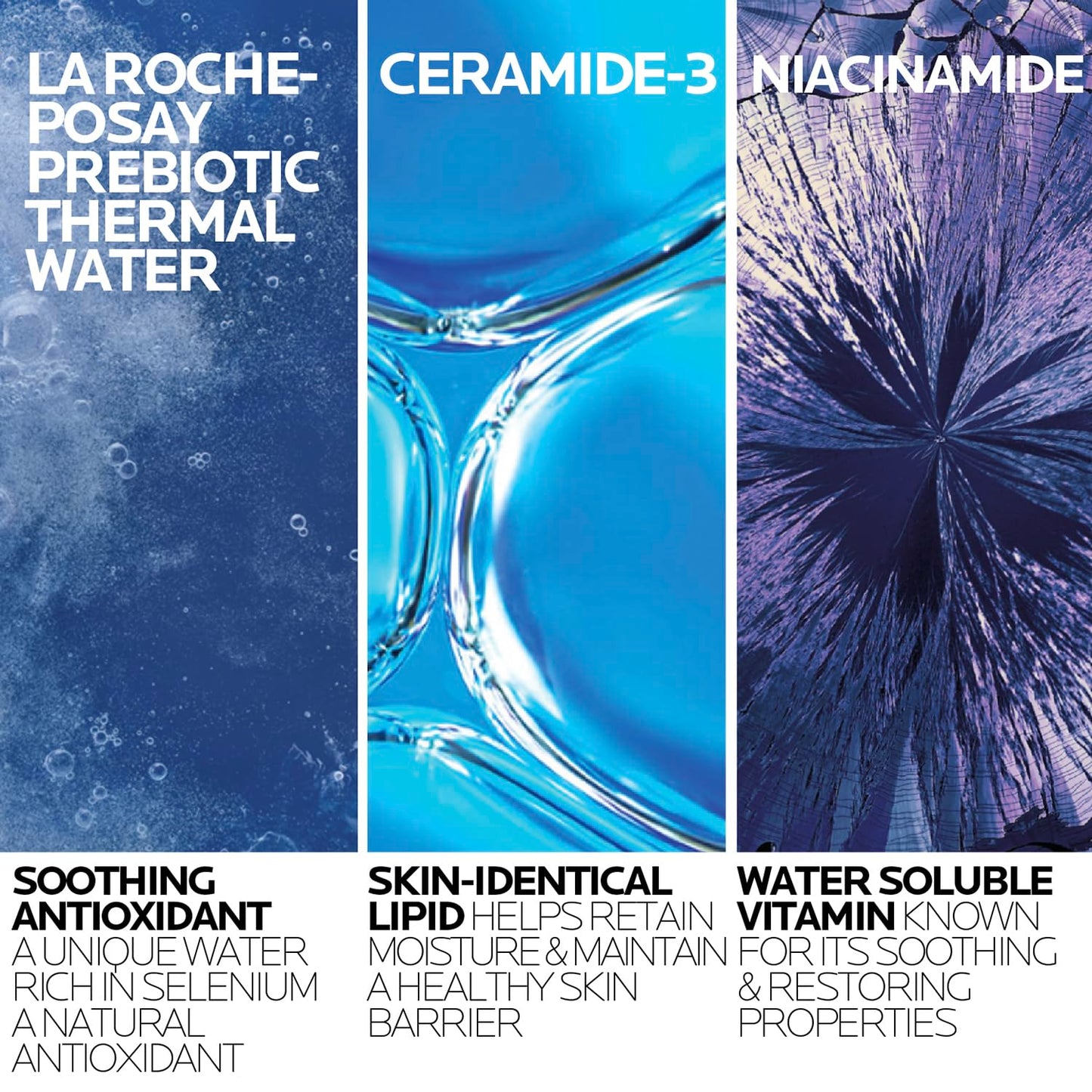 La Roche-Posay Toleriane Purifying Foaming Cleanser | Niacinamide & Ceramides Face Wash for Normal to Oily Sensitive Skin